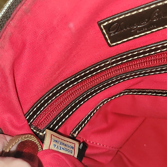 Dooney & Bourke Floral Satchel - Pink and Navy - Picture 9 of 13